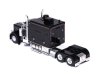 Масштабная модель Peterbilt 379 Custom 2002 седельный тягач чёрный ракурс 3