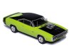 Масштабная модель Dodge Charger R/T 1970 зелёный с чёрным 1:43 IXO CLC620 ракурс 10
