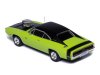 Масштабная модель Dodge Charger R/T 1970 зелёный с чёрным 1:43 IXO CLC620 ракурс 6