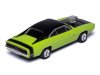 Масштабная модель Dodge Charger R/T 1970 зелёный с чёрным 1:43 IXO CLC620 ракурс 8