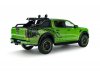 Масштабная модель Ford Ranger Raptor 2024 зеленый металлик с черным 1:18 Solido S1813903 ракурс 7
