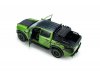 Масштабная модель Ford Ranger Raptor 2024 зеленый металлик с черным 1:18 Solido S1813903 ракурс 4