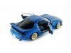 Масштабная модель Mazda RX7 FD3RS 1999 синий металлик 1:18 Solido S1810611 ракурс 4