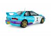 Масштабная модель Subaru Impreza S5 WRC 99 #2 Ралли Бельгии Ипр-Вестхук 1998 G.De.Mevius, J.M.Fortin, белый с голубым 1:18 Solido S1807411 ракурс 8