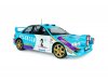 Масштабная модель Subaru Impreza S5 WRC 99 #2 Ралли Бельгии Ипр-Вестхук 1998 G.De.Mevius, J.M.Fortin, белый с голубым 1:18 Solido S1807411 ракурс 9