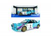 Масштабная модель Subaru Impreza S5 WRC 99 #2 Ралли Бельгии Ипр-Вестхук 1998 G.De.Mevius, J.M.Fortin, белый с голубым 1:18 Solido S1807411 ракурс 10