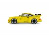 Масштабная модель Porsche 911 (993) RWB Bodykit Natalie 2023 желтый 1:18 Solido S1807518 ракурс 2