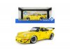 Масштабная модель Porsche 911 (993) RWB Bodykit Natalie 2023 желтый 1:18 Solido S1807518 ракурс 10
