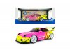 Масштабная модель Porsche 911 (993) RWB Bodykit Advan 2023 розовый с желтым 1:18 Solido S1808510 ракурс 10