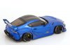 Масштабная модель Toyota GR Supra Bodykit Liberty Walk 2025 синий металлик 1:18 Solido S1815503 ракурс 2
