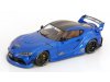 Масштабная модель Toyota GR Supra Bodykit Liberty Walk 2025 синий металлик 1:18 Solido S1815503