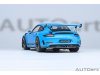 Масштабная модель Porsche 911 991-2 GT3 RS Coupe 2017 голубой 1:18 AUTOart 78182 ракурс 7
