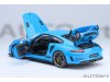 Масштабная модель Porsche 911 991-2 GT3 RS Coupe 2017 голубой 1:18 AUTOart 78182 ракурс 8