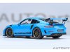 Масштабная модель Porsche 911 991-2 GT3 RS Coupe 2017 голубой 1:18 AUTOart 78182 ракурс 3