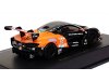 Масштабная модель McLaren 720s GT3 Evo M840T 4.0l V8 #59 Turbo Команда United Autosports 24 часа Ле-Мана 2024 Nicolas Costa, James Cotingham, Gregoire Saucy, черный с оранжевым ракурс 2