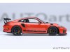 Масштабная модель Porsche 911 991-2 GT3 RS Coupe 2017 оранжевый ракурс 3