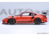 Масштабная модель Porsche 911 991-2 GT3 RS Coupe 2017 оранжевый ракурс 2