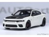 Масштабная модель Dodge Charger SRT Hellcat Redeye Jailbreak (knuckle white) белый ракурс 16