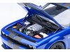 Масштабная модель Dodge Challenger SRT Jailbreak - 2022 (indigo blue, carbon stripes) синий с карбоновыми полосками ракурс 12
