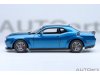 Масштабная модель Dodge Challenger SRT Super Stock 2023 (frostbite blue, carbon stripes) синий с карбоновыми полосками ракурс 3