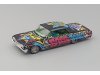 Масштабная модель Chevrolet Impala Convertible LowRider 1964 чёрный с граффити 1:64 FineWorks64 FW64-IMPALA-1 ракурс 4