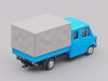 Масштабная модель Mercedes-Benz L 307 D Doka синий с тентом 1:87 Brekina 36951 ракурс 2