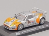 Масштабная модель Spyker C8 Spider GT2R 3.8l V8 Команда Spyker Squadron B.v. #86 24 часа Ле-Мана 2006 Jeroen Bleekemolen, Mike Hezemans, Jonny Kane, серебристый с оранжевым