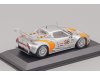 Масштабная модель Spyker C8 Spider GT2R 3.8l V8 Команда Spyker Squadron B.v. #86 24 часа Ле-Мана 2006 Jeroen Bleekemolen, Mike Hezemans, Jonny Kane, серебристый с оранжевым ракурс 2