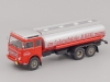 Масштабная модель OM Titano цистерна, красный с серебристым 1:43 Altaya CAMIONI011