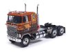 Масштабная модель Седельный Тягач Ford COE 9000 коричневый с оранжевым 1:64 IXO U64TR009