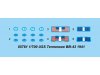 Сборная модель USS Tennessee BB 43 1941 1:700 Trumpeter 05781 ракурс 2