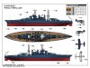 Сборная модель USS Tennessee BB 43 1941 1:700 Trumpeter 05781 ракурс 3