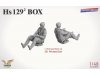 Сборная модель Набор Hs129² Box - Hs 129 B2 + Hs 129 B3 + две 3D-печатные фигуры + Panther A 1:48 Takom 48001W ракурс 2