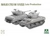 Сборная модель Танк M4A1(76)W VVSS 1:35 Takom 2207 ракурс 3