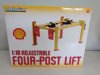 Масштабная модель автомастерская - автомобильный подъёмник Shell Oil 1:18 GreenLight 13583 ракурс 2