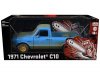 Масштабная модель Chevrolet C-10 пикап 1971 (из к/ф Техасская резня бензопилой) (загрязненная версия) 1:24 GreenLight 84223 ракурс 9