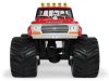 Масштабная модель Ford F-250 Monster Truck First Blood Bigfoot 1978 красный (колеса 66 дюймов) 1:43 GreenLight 88052 ракурс 3