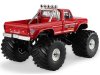 Масштабная модель Ford F-250 Monster Truck First Blood Bigfoot 1978 красный (колеса 66 дюймов) 1:43 GreenLight 88052 ракурс 2