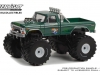 Масштабная модель Ford F-250 Monster Truck Thumper Bigfoot 1975 зелёный (колеса 66 дюймов) 1:43 GreenLight 88053