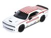 Масштабная модель набор Dodge Durango Ramchargers 2018 с прицепом-автовозом и Dodge Challenger SRT/Hellcat 2016 1:64 GreenLight 31190B ракурс 4