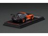 Масштабная модель Nissan Pandem R35 GT-R оранжевый с чёрным 1:43 Ignition Model 2767 ракурс 2