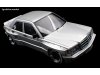 Масштабная модель Mercedes-Benz 190E W201 Pandem серебристый 1:18 Ignition Model IG3770 ракурс 4