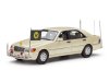 Масштабная модель Mercedes-Benz 600 SEL W140 1991 бежевый металлик Король Тайланда 1:43 CMD SCNA0511