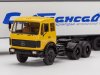 Масштабная модель Mercedes-Benz NG 2232 тягач с полуприцепом-рефрижератором Lamberet, жёлтый с белым 1:43 Start Scale Models SSM7076 ракурс 7