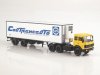Масштабная модель Mercedes-Benz NG 2232 тягач с полуприцепом-рефрижератором Lamberet, жёлтый с белым 1:43 Start Scale Models SSM7076 ракурс 4