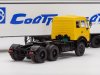 Масштабная модель Mercedes-Benz NG 2232 тягач с полуприцепом-рефрижератором Lamberet, жёлтый с белым 1:43 Start Scale Models SSM7076 ракурс 8