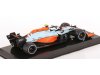 Масштабная модель McLaren F1 MCL35 Team McLaren 3-й Гран-при Монако (2021) #4 Ландо Норрис Формула-1 1:24 Altaya MW2ALA0076 ракурс 3