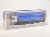 Масштабная модель КАМАЗ-65117 рестайлинг бортовой с тентом, белый с синим 1:43 Start Scale Models SSM1658 ракурс 8