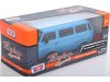 Масштабная модель Volkswagen Caravelle T3 1970 синий 1:24 Motor Max 79376BL ракурс 4
