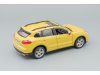 Масштабная модель Porsche Cayenne Turbo 2010 желтый 1:24 BBurago 21056Y ракурс 2